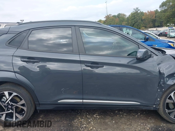 2023 Hyundai Kona Limited with VIN KM8K53A35PU010834, listed as a IAAI auction lot 40705536 with 29,459 mi miles. Bid and sale history available at carsss.com. Image 13.