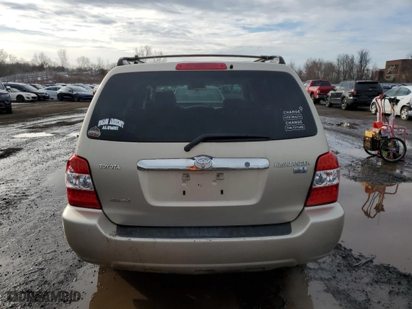 2007 Toyota Highlander Hybrid with VIN JTEHW21A970039373, listed as a Copart auction lot 46663525 with 272,706 mi miles and Clean Title. Bid and sale history available at carsss.com. Image 6.