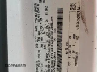 2017 Ford F-150 XL z VIN 1FTMF1C87HKD22643, wystawiony jako Copart lot #58475035 z przebiegiem Nie podano mil oraz Szkoda całkowita • Salvage title. Historia ofert i sprzedaży dostępna na DreamBid. Obrazek 12.