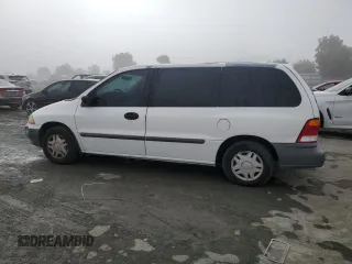 2000 Ford Windstar Cargo with VIN 2FTZA5448YBC27803, listed as a Copart auction lot 80345504 with 92,804 mi miles and Salvage Title. Bid and sale history available at carsss.com. Image 2.