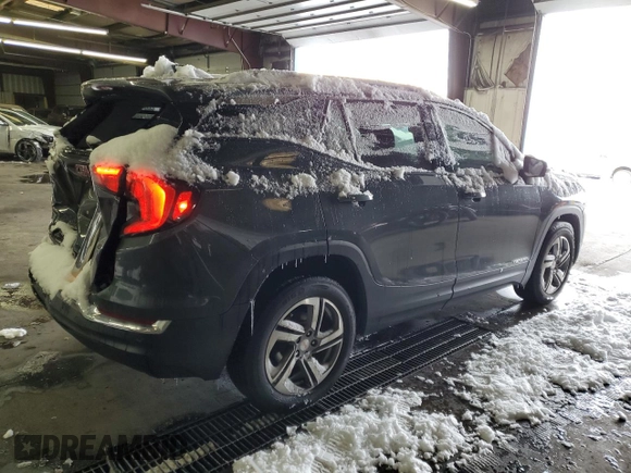 2018 GMC Terrain SLT with VIN 3GKALVEV5JL344414, listed as a Copart auction lot 86756034 with 153,435 mi miles and Salvage Title. Bid and sale history available at DreamBid. Image 3.
