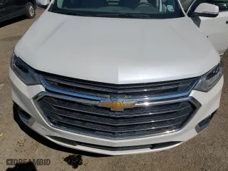2018 Chevrolet Traverse Premier with VIN 1GNEVJKW2JJ160639, listed as a Copart auction lot 46428245 with 118,182 mi miles and Salvage Title. Bid and sale history available at carsss.com. Image 12.