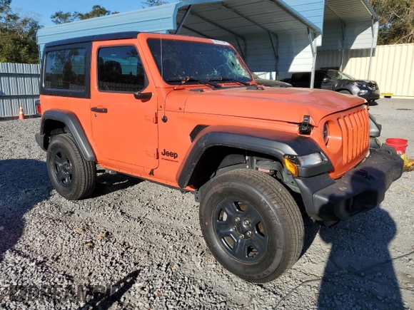 2023 Jeep Wrangler Sport z VIN 1C4HJXAG0PW668425, wystawiony jako Copart lot #74617754 z przebiegiem 21 796 mil mil oraz Szkoda całkowita • Salvage title. Historia ofert i sprzedaży dostępna na DreamBid. Obrazek 4.
