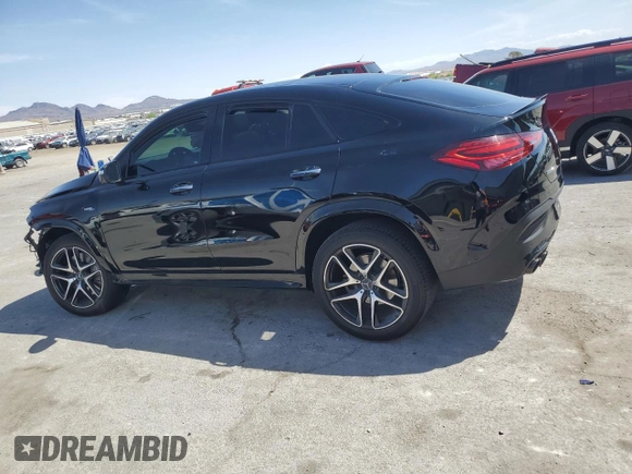 2024 Mercedes-Benz GLE 53 AMG with VIN 4JGFD6BB0RB109765, listed as a Copart auction lot 53395805 with 10,542 mi miles and Salvage title. Bid and sale history available at DreamBid. Image 2.