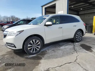2015 Acura MDX Technology z VIN 5FRYD4H61FB028342, wystawiony jako Copart lot #46256965 z przebiegiem 130 080 mil mil oraz Szkoda całkowita • Salvage title. Historia ofert i sprzedaży dostępna na DreamBid. Obrazek 1.