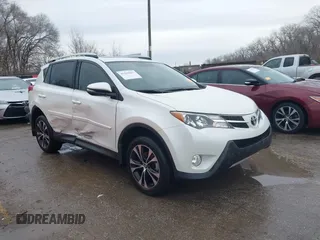2015 Toyota RAV4 Limited with VIN JTMDFREVXFD171252, listed as a IAAI auction lot 42290012 with 136,459 mi miles and . Bid and sale history available at DreamBid. Image 1.