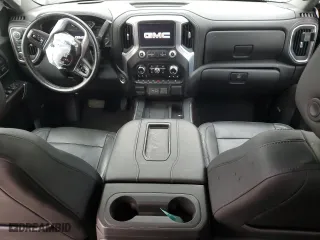 2019 GMC Sierra 1500 SLT with VIN 1GTU9DED2KZ322373, listed as a Copart auction lot 45382825 with 74,890 mi miles and Salvage Title. Bid and sale history available at carsss.com. Image 8.