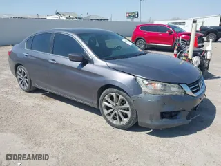 2015 Honda Accord Sedan Sport with VIN 1HGCR2F50FA212239, listed as a IAAI auction lot 41782968 with 205,614 mi miles. Bid and sale history available at carsss.com. Image 1.
