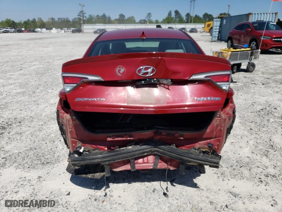 2016 Hyundai Sonata Hybrid SE with VIN KMHE24L14GA016987, listed as a Copart auction lot 52593115 with 143,071 mi miles and Salvage Title. Bid and sale history available at carsss.com. Image 6.