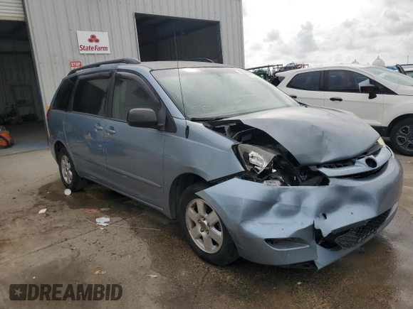2010 Toyota Sienna CE with VIN 5TDKK4CC3AS340287, listed as a Copart auction lot 55134155 with 188,394 mi miles and Salvage Title. Bid and sale history available at DreamBid. Image 4.