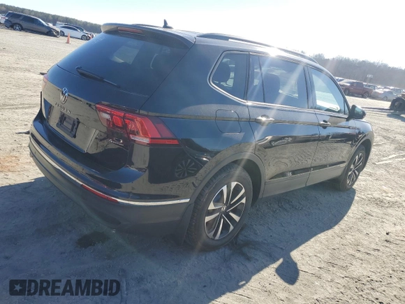 2022 Volkswagen Tiguan S с VIN 3VV0B7AX7NM131799, выставлен на аукционе Copart как лот 89340755 с пробегом 22 598 миль миль и Списание • Salvage title. История ставок и продаж доступна на DreamBid. Изображение 3.