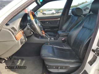 2001 BMW 7 Series 740iA with VIN WBAGG83431DN84652, listed as a Copart auction lot 64172434 with 75,598 mi miles and Salvage Title. Bid and sale history available at carsss.com. Image 7.