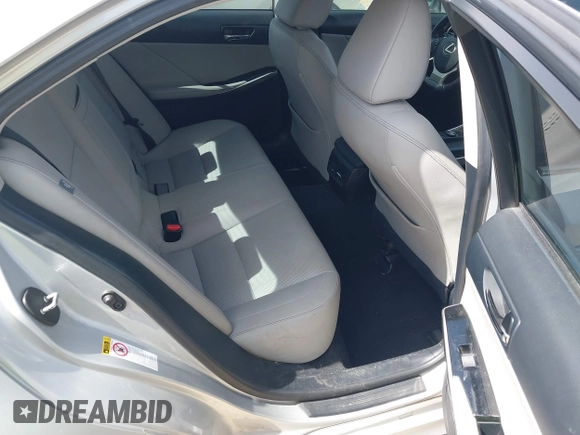2015 Lexus IS 250 with VIN JTHCF1D22F5028406, listed as a IAAI auction lot 41863978 with 144,451 mi miles and . Bid and sale history available at DreamBid. Image 8.