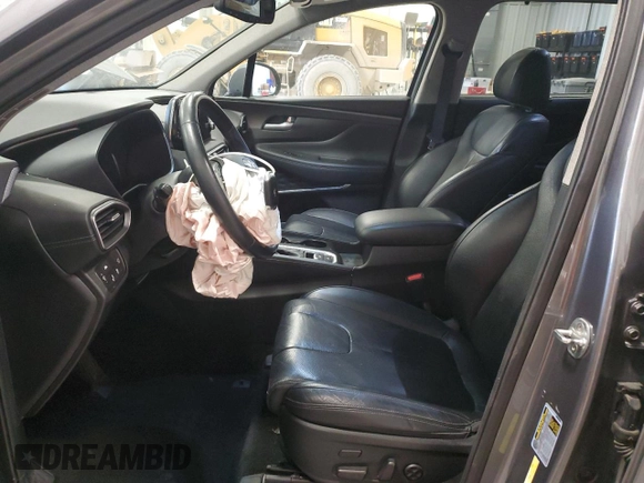 2019 Hyundai Santa Fe Ultimate with VIN 5NMS53AA0KH124114, listed as a Copart auction lot 42090225 with 106,477 mi miles and Clean Title. Bid and sale history available at carsss.com. Image 7.