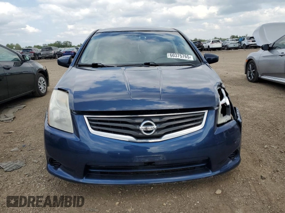 2010 Nissan Sentra S with VIN 3N1AB6AP5AL621478, listed as a Copart auction lot 60375765 with 124,019 mi miles and Salvage title. Bid and sale history available at DreamBid. Image 5.