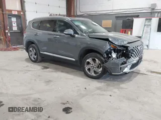 2022 Hyundai Santa Fe XRT with VIN 5NMS6DAJ4NH410362, listed as a IAAI auction lot 41775131 with 21,474 mi miles. Bid and sale history available at carsss.com. Image 1.