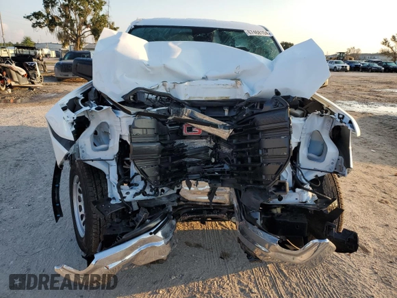 2023 GMC Sierra 1500 with VIN 3GTNHAED3PG354181, listed as a Copart auction lot 67468104 with 7,313 mi miles and Salvage Title. Bid and sale history available at DreamBid. Image 5.