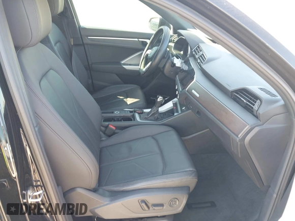 2021 Audi Q3 S line Premium Plus with VIN WA1EECF3XM1133790, listed as a IAAI auction lot 41870016 with 43,794 mi miles and . Bid and sale history available at DreamBid. Image 5.