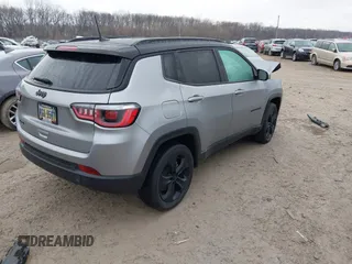 2020 Jeep Compass Latitude with VIN 3C4NJDBB5LT229144, listed as a IAAI auction lot 41448885 with 53,534 mi miles and . Bid and sale history available at DreamBid. Image 4.