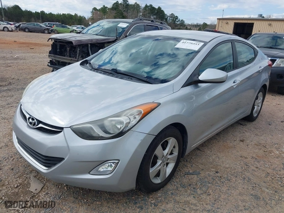 2012 Hyundai Elantra GLS with VIN 5NPDH4AE0CH077227, listed as a IAAI auction lot 41779353 with 112,750 mi miles. Bid and sale history available at carsss.com. Image 2.