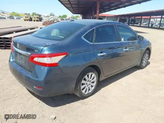 2015 Nissan Sentra S with VIN 3N1AB7AP1FY368501, listed as a IAAI auction lot 42081880 with 102,192 mi miles. Bid and sale history available at carsss.com. Image 4.