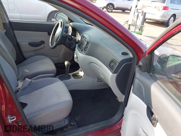 2010 Hyundai Accent GLS with VIN KMHCN4AC4AU485148, listed as a IAAI auction lot 41528392 with 133,680 mi miles. Bid and sale history available at carsss.com. Image 5.