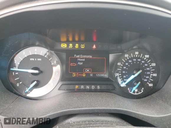 2016 Ford Fusion SE with VIN 3FA6P0H97GR344658, listed as a Copart auction lot 57836865 with 125,398 mi miles and Salvage title. Bid and sale history available at DreamBid. Image 9.