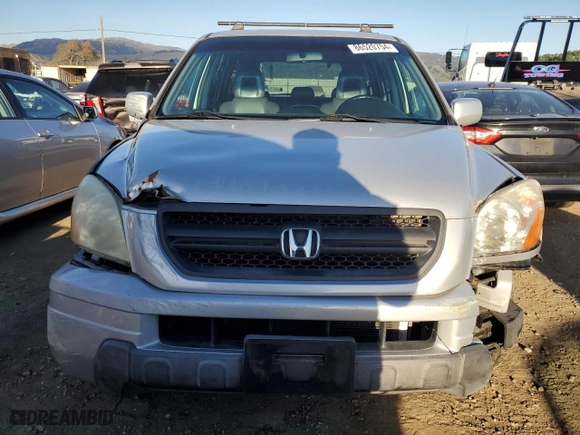 2004 Honda Pilot EX with VIN 2HKYF18624H589299, listed as a Copart auction lot 86520754 with 136,397 mi miles and Salvage Title. Bid and sale history available at carsss.com. Image 5.