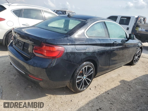 2020 BMW 2 Series 230i with VIN WBA2J1C09L7E22139, listed as a Copart auction lot 74181494 with 31,482 mi miles and Non Repairable. Bid and sale history available at carsss.com. Image 3.