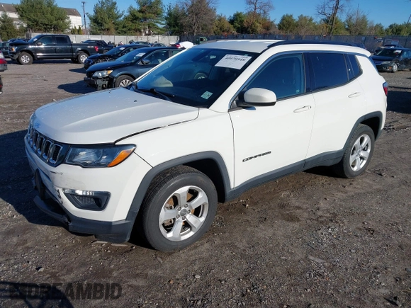 2020 Jeep Compass Latitude with VIN 3C4NJDBB2LT115599, listed as a IAAI auction lot 40970548 with 63,349 mi miles. Bid and sale history available at carsss.com. Image 17.