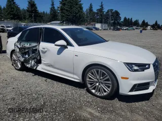 2017 Audi A4 Premium Plus with VIN WAUENAF4XHN021277, listed as a Copart auction lot 62783645 with 66,639 mi miles and Salvage title. Bid and sale history available at DreamBid. Image 4.