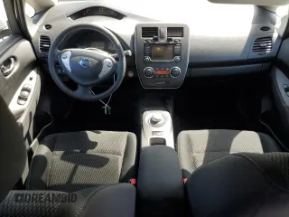2017 Nissan LEAF S with VIN 1N4BZ0CP7HC307639, listed as a Copart auction lot 54362825 with 57,735 mi miles and Salvage Title. Bid and sale history available at carsss.com. Image 8.