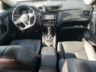 2017 Nissan Rogue SL with VIN JN8AT2MV9HW025196, listed as a Copart auction lot 43912005 with 120,507 mi miles and Salvage Title. Bid and sale history available at carsss.com. Image 8.