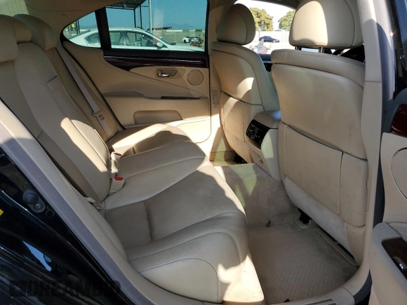 2007 Lexus LS 460 with VIN JTHBL46F275048355, listed as a Copart auction lot 62407725 with 206,881 mi miles and Clean title. Bid and sale history available at DreamBid. Image 10.