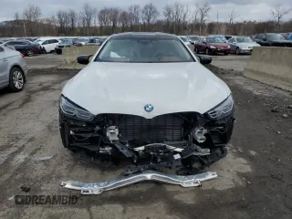 2023 BMW M8 Competition with VIN WBSGV0C07PCL96215, listed as a Copart auction lot 48002435 with 0 mi miles and Salvage Title. Bid and sale history available at carsss.com. Image 5.