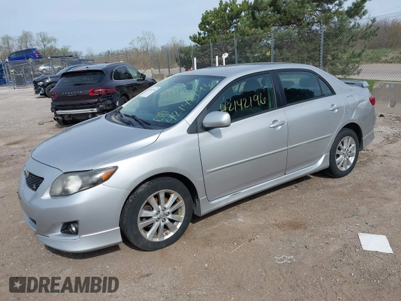 2010 Toyota Corolla with VIN 2T1BU4EE6AC251587, listed as a IAAI auction lot 42142196 with 184,153 mi miles and . Bid and sale history available at carsss.com. Image 2.