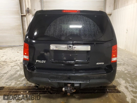 2012 Honda Pilot EX with VIN 5FNYF4H42CB052073, listed as a Copart auction lot 45008425 with 151,481 mi miles and Salvage Title. Bid and sale history available at carsss.com. Image 6.