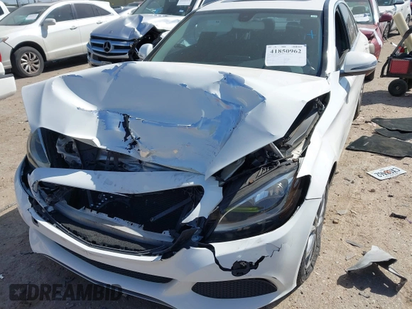 2018 Mercedes-Benz C 300 with VIN 55SWF4JB9JU270992, listed as a IAAI auction lot 41850962 with 73,174 mi miles and . Bid and sale history available at carsss.com. Image 6.