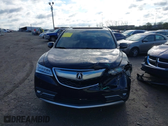 2014 Acura MDX Advance with VIN 5FRYD4H85EB037562, listed as a IAAI auction lot 40859466 with 140,257 mi miles and . Bid and sale history available at carsss.com. Image 12.