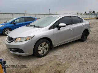 2014 Honda Civic Sedan LX with VIN 19XFB2F55EE008421, listed as a Copart auction lot 53822385 with 175,526 mi miles and Clean Title. Bid and sale history available at carsss.com. Image 1.