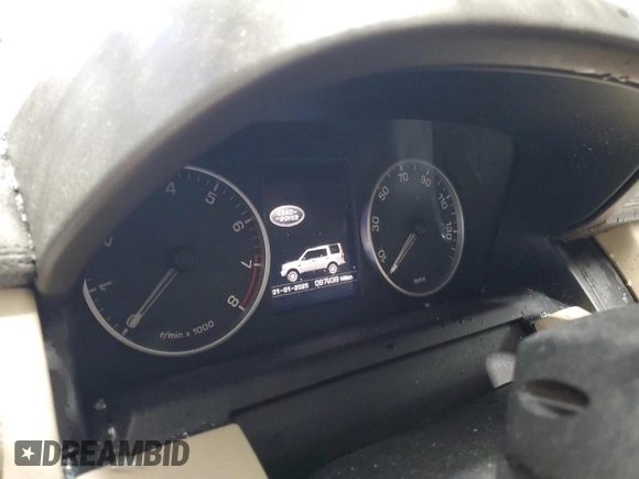 2016 Land Rover LR4 HSE with VIN SALAG2V64GA799125, listed as a Copart auction lot 42559105 with 87,938 mi miles and Salvage title. Bid and sale history available at DreamBid. Image 9.