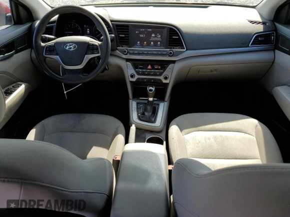 2018 Hyundai Elantra SEL with VIN 5NPD84LF5JH221874, listed as a Copart auction lot 54528095 with 76,122 mi miles and Salvage Title. Bid and sale history available at DreamBid. Image 8.