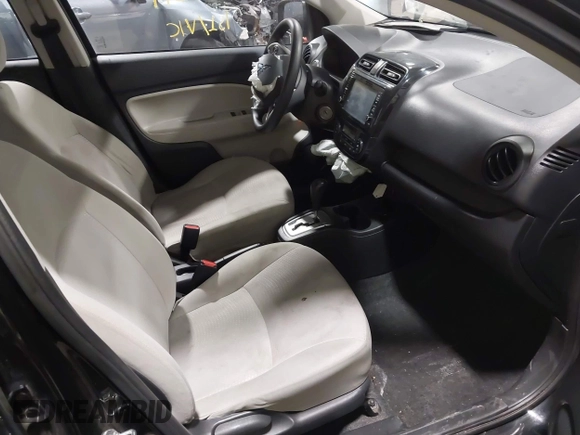 2020 Mitsubishi Mirage ES z VIN ML32F3FJXLHF02244, wystawiony jako IAAI lot #41670519 z przebiegiem 76 852 mil mil oraz . Historia ofert i sprzedaży dostępna na DreamBid. Obrazek 5.