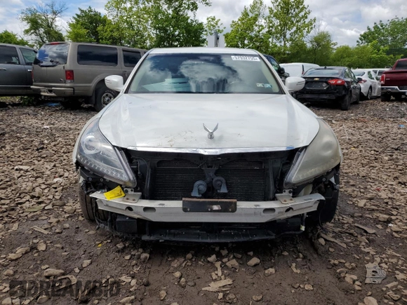 2012 Hyundai Equus Signature z VIN KMHGH4JH5CU052123, wystawiony jako Copart lot #57932755 z przebiegiem 172 401 mil mil oraz Szkody całkowita. Historia ofert i sprzedaży dostępna na DreamBid. Obrazek 5.
