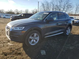 2018 Audi Q5 Premium Plus with VIN WA1BNAFY4J2138590, listed as a Copart auction lot 43393895 with 109,005 mi miles and Salvage title. Bid and sale history available at DreamBid. Image 1.