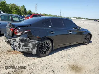 2019 Infiniti Q50 Luxe z VIN JN1EV7AP9KM515606, wystawiony jako Copart lot #53248805 z przebiegiem 100 081 mil mil oraz Nie do naprawy • Non repairable. Historia ofert i sprzedaży dostępna na DreamBid. Obrazek 3.