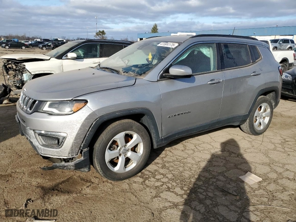 2018 Jeep Compass Latitude with VIN 3C4NJDBB6JT331422, listed as a Copart auction lot 41504175 with NaN miles and Clean Title. Bid and sale history available at carsss.com. Image 1.