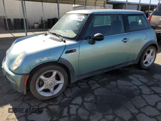 2002 MINI Hardtop with VIN WMWRC33422TE13196, listed as a Copart auction lot 59277643 with 80,501 mi miles and Non Repairable. Bid and sale history available at DreamBid. Image 1.