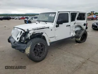 2016 Jeep Wrangler Unlimited Rubicon with VIN 1C4BJWFGXGL171070, listed as a Copart auction lot 59348175 with 66,284 mi miles and Salvage title. Bid and sale history available at DreamBid. Image 1.