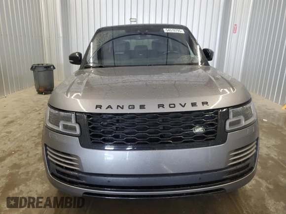 2022 Land Rover Range Rover Westminster with VIN SALGS2RU8NA465582, listed as a Copart auction lot 54510795 with 57,055 mi miles and Salvage title. Bid and sale history available at DreamBid. Image 5.